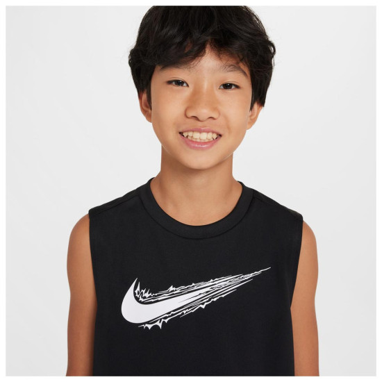 Nike Παιδική αμάνικη μπλούζα Dri-FIT Multi Nike Παιδική αμάνικη μπλούζα Dri-FIT Multi